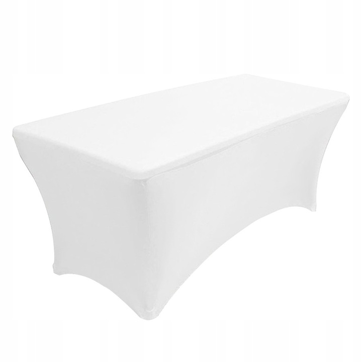 Husa pentru masa de banchet HUSE CATERING ALB Panza de masa pentru nunta 180x76 cm