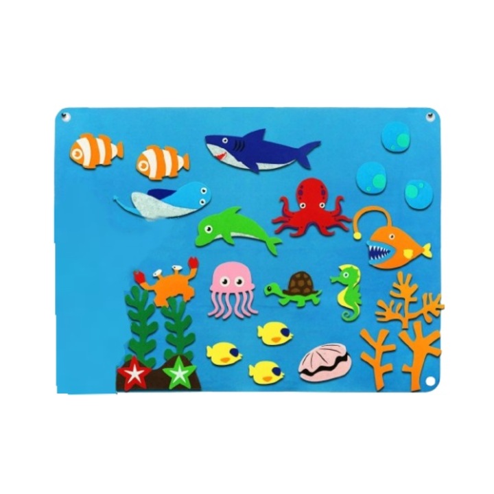 Joc educativ copii, LYCENXI, Fetru, Multicolor