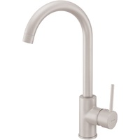 Baterie bucatarie Deante Nemezja, monocomanda, cu aerator, cartus ceramic, clasa debit Z 4-9 l/min, furtunuri racordare incluse, Bej