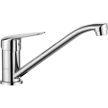 Baterie bucatarie Neo Boro, monocomanda, cartus ceramic, cu aerator, Crom