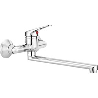 Baterie bucatarie Neo Lobo, montare perete, monocomanda, cu aerator, cartus ceramic, Crom