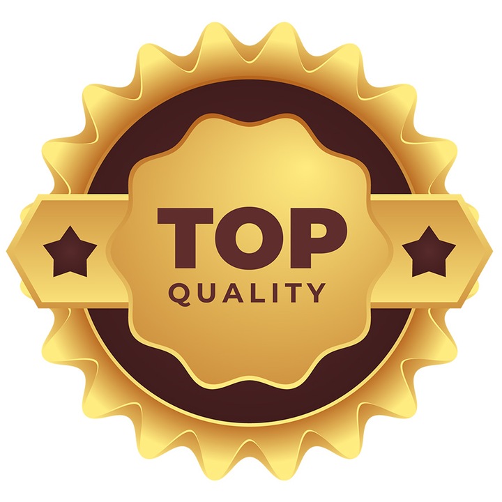 Sticker Cu Mesaj In Engleza Top Quality, Calitate, Stele, Insigna, cu