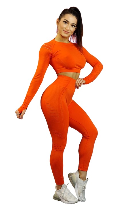 Compleu dama, WildFashion, Nylon/Poliester, 3218, Portocaliu