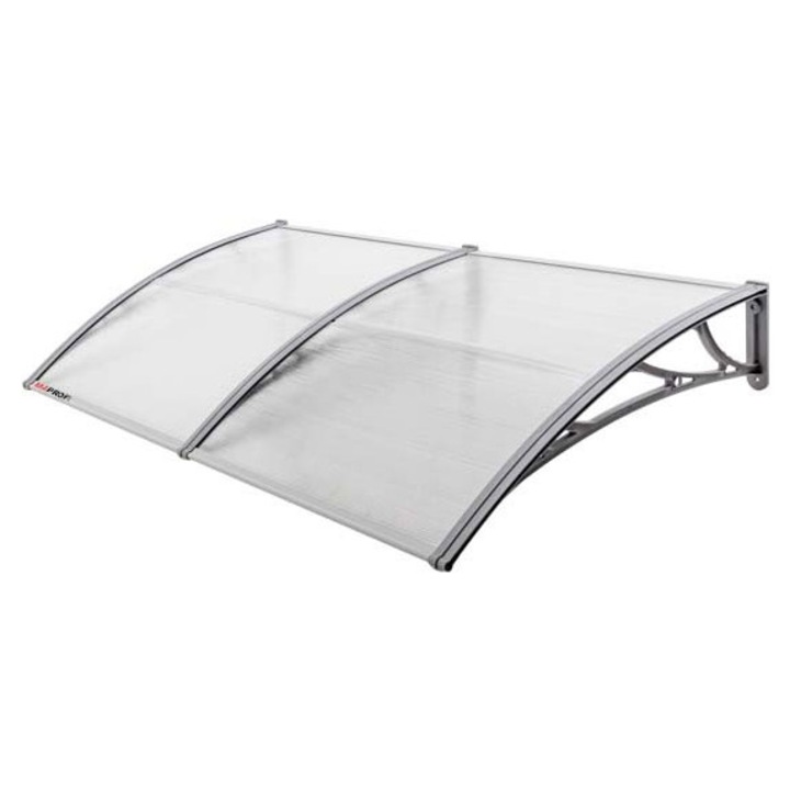 Copertina de usa, gri transparent, accesorii montaj inclus, MAPROFI, 200 x 100 cm