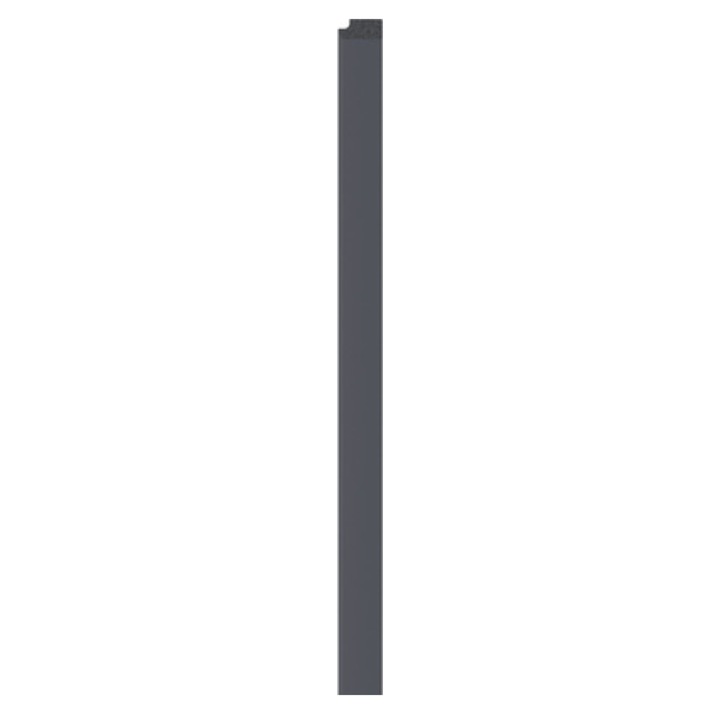 Profil dreapta Linerio, M-Line Antracit, 1 buc, 2650 x 26 mm