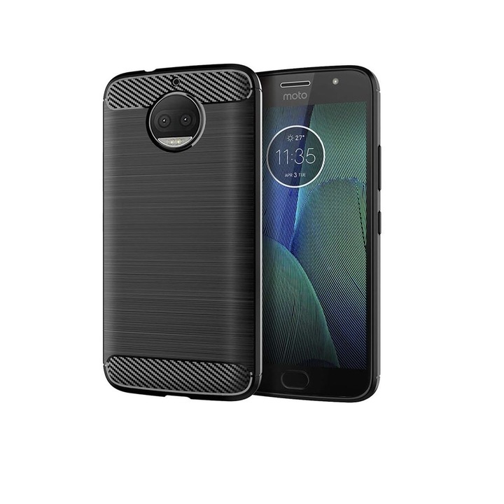 Калъф за Motorola Moto G5s Plus tpu carbon black