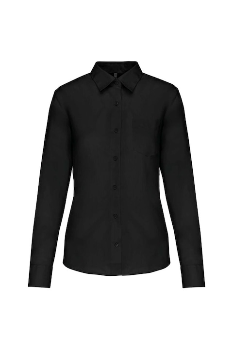 Camasa Jessica cu maneci lungi pentru femei - KA549, Negru