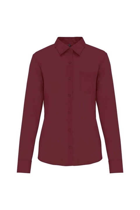 Camasa Jessica cu maneci lungi pentru femei - KA549, Wine