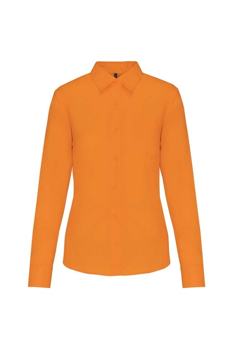 Camasa Jessica cu maneci lungi pentru femei - KA549, Portocaliu