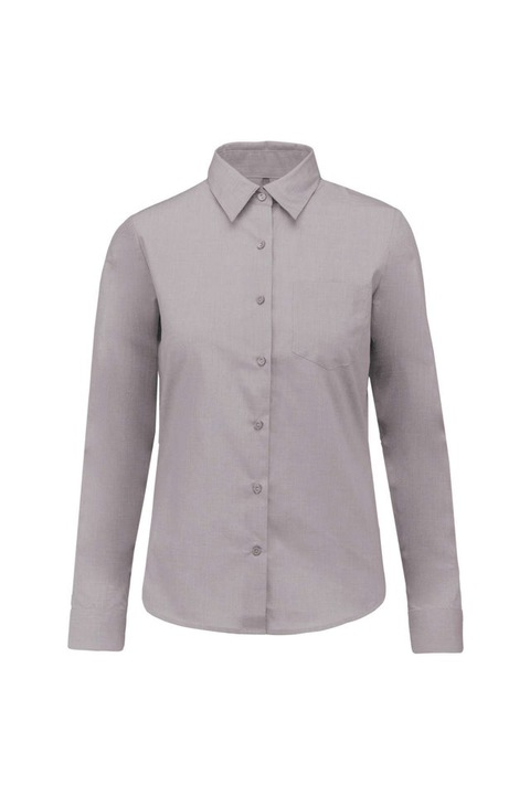 Camasa Jessica cu maneci lungi pentru femei - KA549, Argintiu