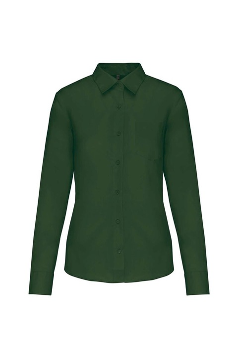 Camasa Jessica cu maneci lungi pentru femei - KA549, Green Forest