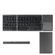 Mini tastatura BT Farrot B033 portabila reincarcabila, pliabila, pentru iPad, telefon mobil, desktop, laptop, gri