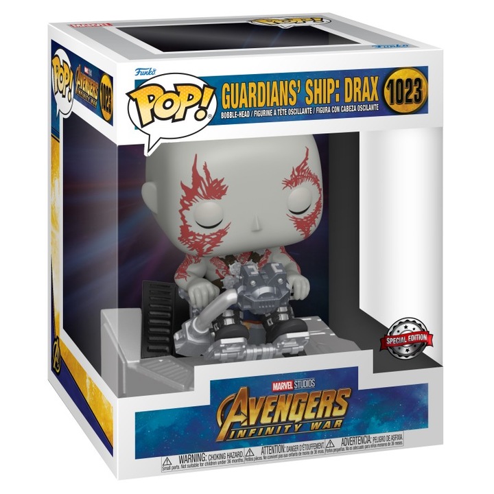 Figura, Funko Pop! Marvel Avengers Guardians Ship Drax Dlx