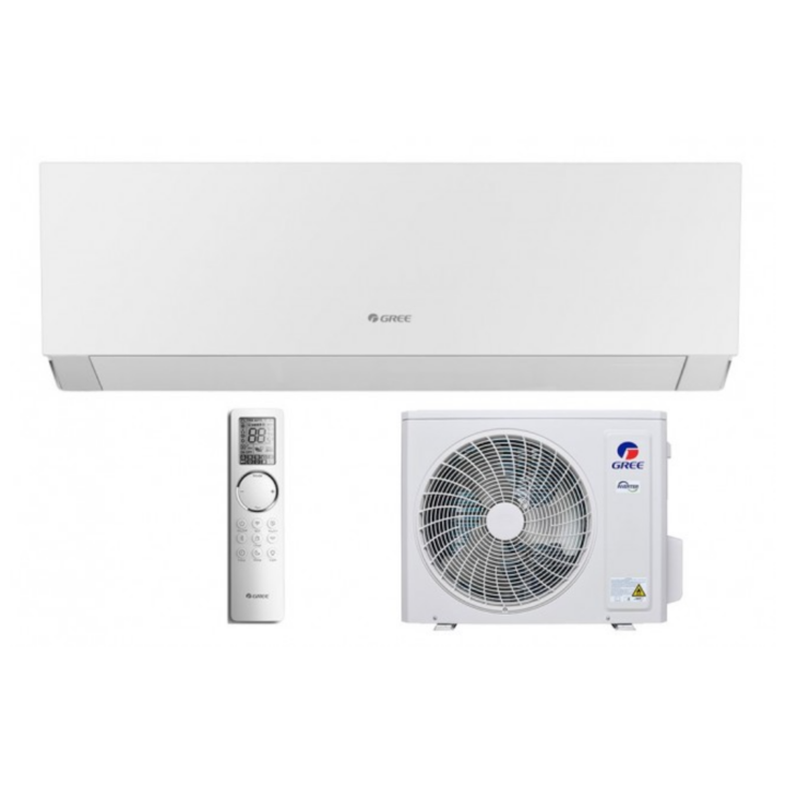 Gree Clivia R32 inverteres klíma GWH12AUCXD-K6DNA1C, 3,5 kW, 12000 BTU, G-AI, intelligens páratartalom szabályozás, Cold Plasma+ iongenerátor, A++/A++, Wi-Fi, Inverter, split klíma szett (fűtésre)