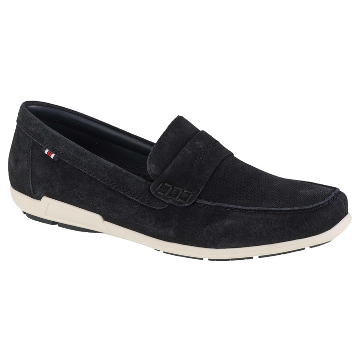 Pantofi, Rieker Moccasins 09050-14, Albastru marin, 43 EU