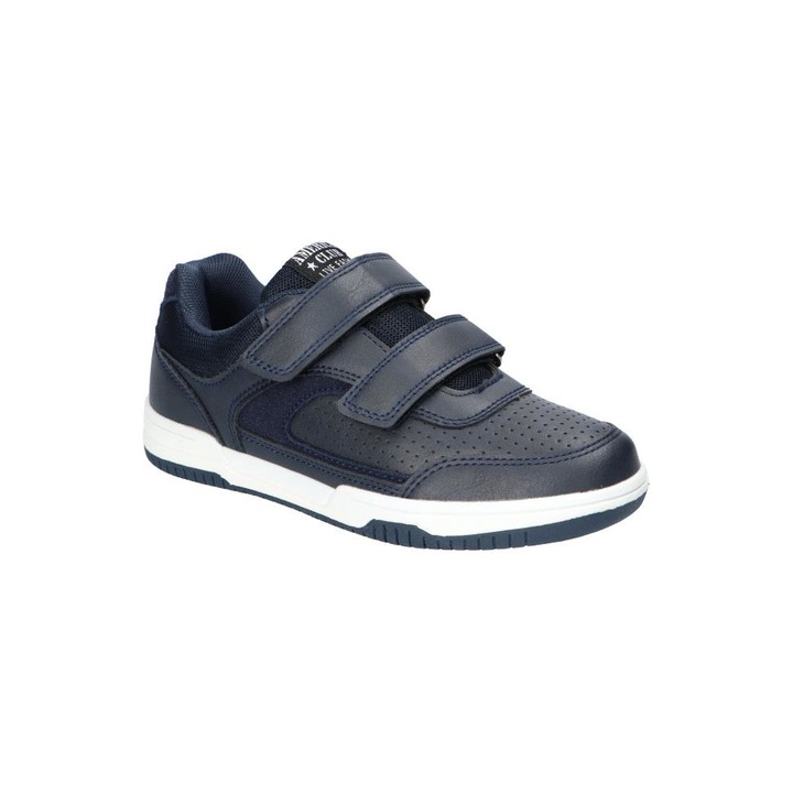 Pantofi cu Velcro Pentru Copii, American Club, Pr0124, Bleumarin