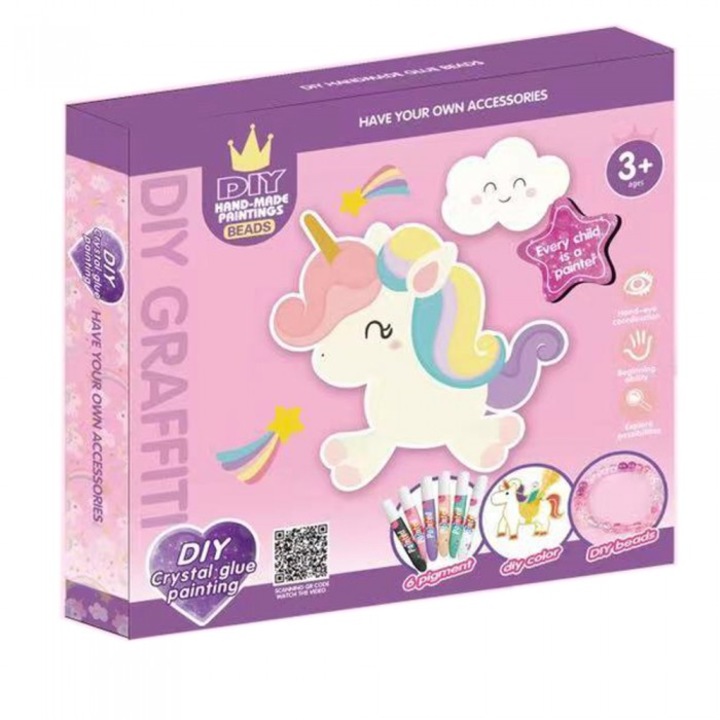 Set creativ Askato, 6 цвята, 24.5x3.5x23см