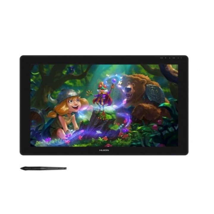 Huion Kamvas RDS 220 grafikus tábla, 21,5", 5080 lpi, fekete/szürke, 546x26,7 mm