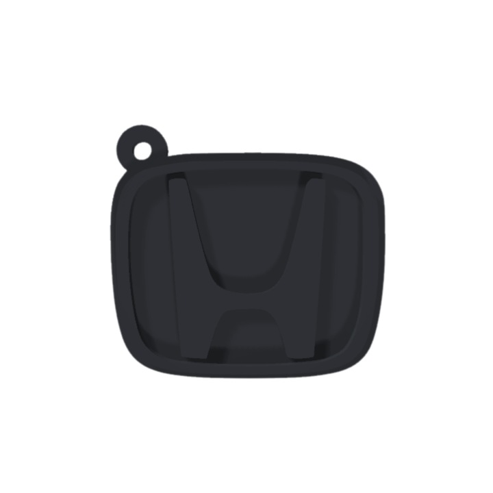 Kulcstartó, "HONDA", 47X 50 mm fekete