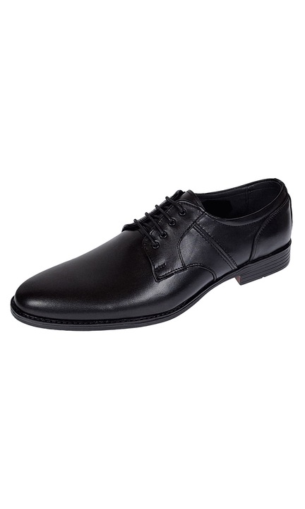 Pantofi barbati eleganti din piele naturala Negru - GKR80N Marimea 43