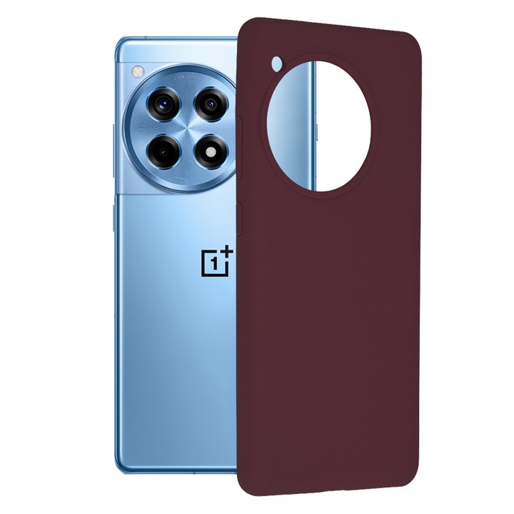 Калъф за OnePlus 12R, Techsuit Soft Edge Silicone, Plum Violet