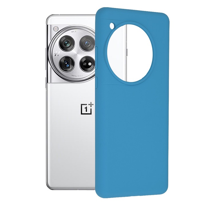 Калъф за OnePlus 12, Techsuit Soft Edge Silicone, Denim Blue