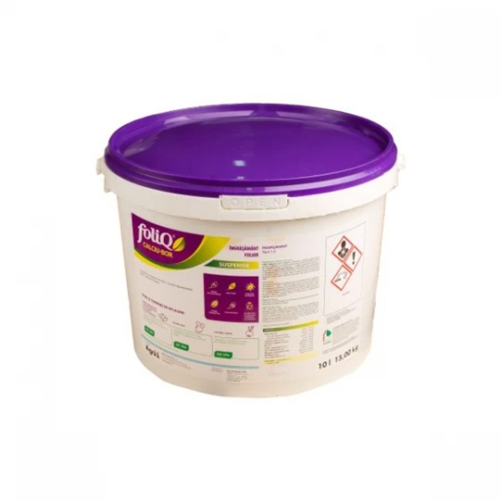 Fertilizant foliar FOLIQ CALCIU-BOR, 10 litri