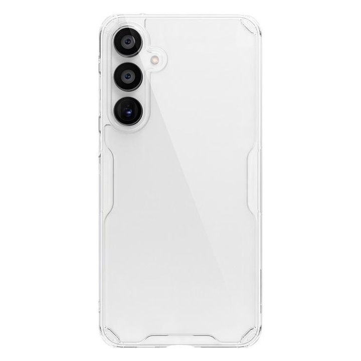 Husa Nature Pro pentru Samsung Galaxy A55 5G, Nillkin, TPU / Policarbonat, Transparent