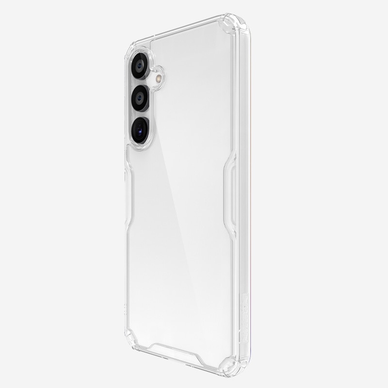 Husa Nature Pro pentru Samsung Galaxy A55 5G, Nillkin, TPU / Policarbonat, Transparent