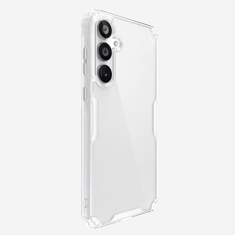 Husa Nature Pro pentru Samsung Galaxy A55 5G, Nillkin, TPU / Policarbonat, Transparent