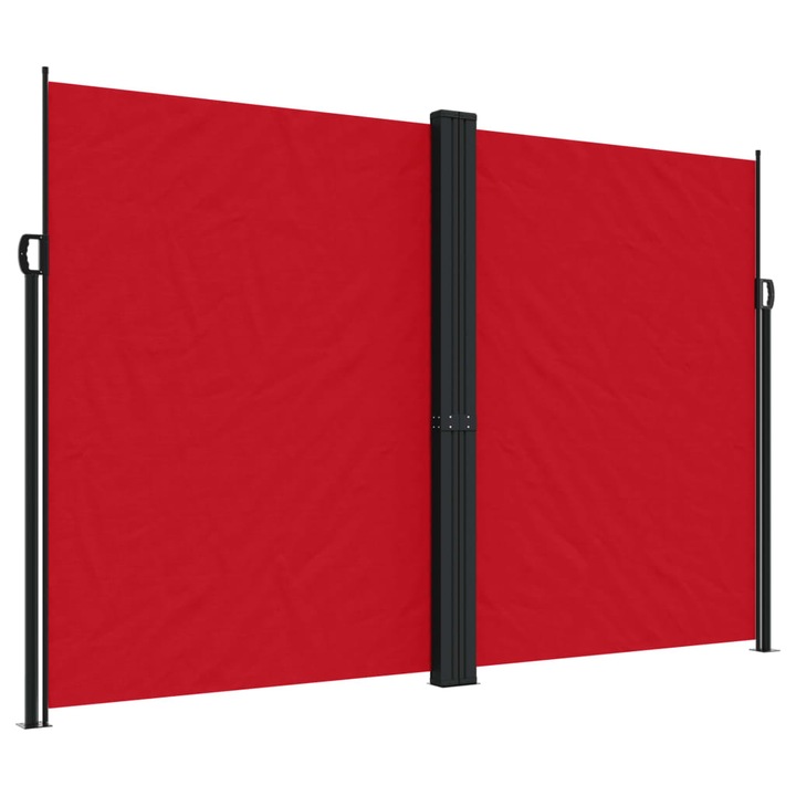 Copertina laterala retractabila vidaXL, rosu, 220x600 cm, 20.2 kg