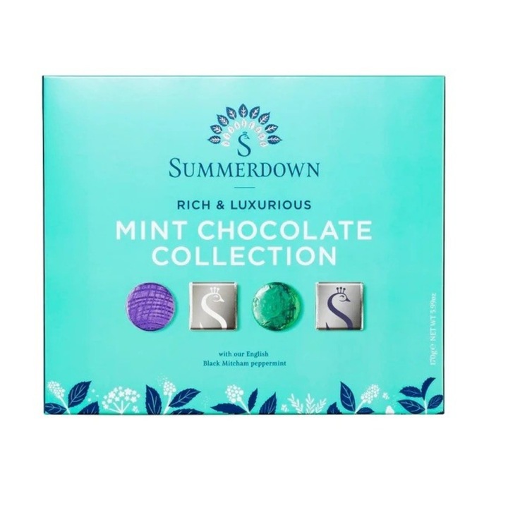 Ciocolata Neagra Cu Menta Summerdown Collection 170g