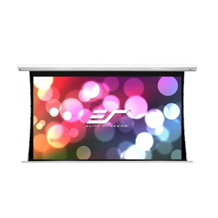 Екран Elite Screen, 128NX Spectrum, 128" (16:10), 275.7 x 172.3 cm, Бял