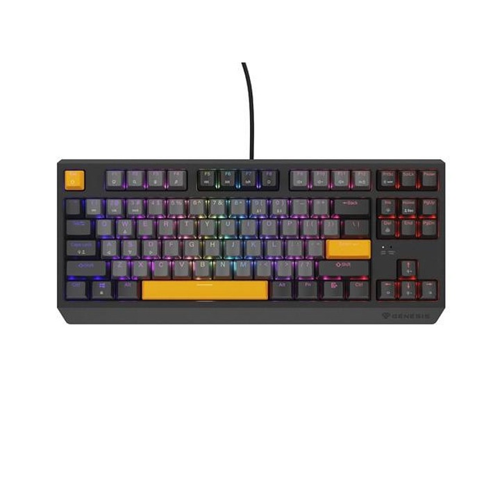 Клавиатура Genesis, Thor 230 TKL, Gaming, US, RGB, Черен