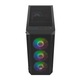 Fury PC-ház, Shobo SH4F, RGB, Middle Tower, fekete