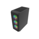 Fury PC-ház, Shobo SH4F, RGB, Middle Tower, fekete