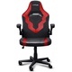 Геймърски стол Trust GXT 703R Riye, въртящ се стол, 3D подлакътници, газлифт клас 4, дишаща материя - червен