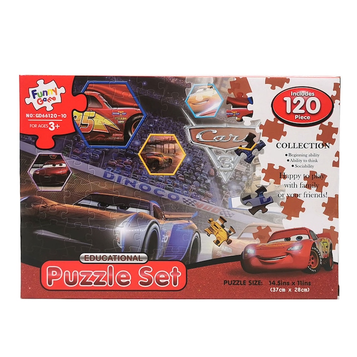 Autós puzzle, 120 darab