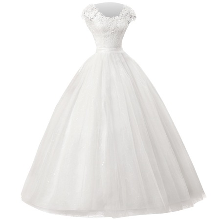 Rochie De Mireasa Eleganta Cu Maneci Din Dantela