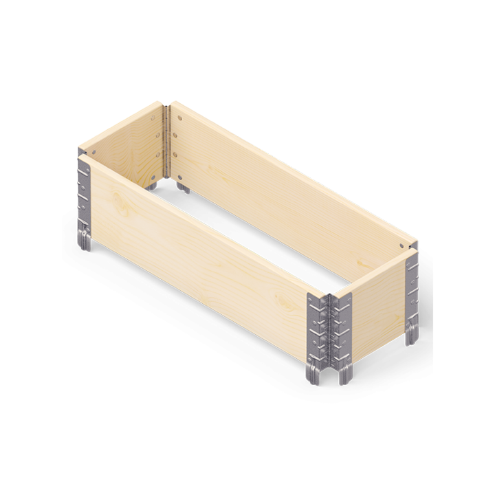 Cadru inaltat de gradina Hydrostab Upyard, Din lemn, 120x30 cm