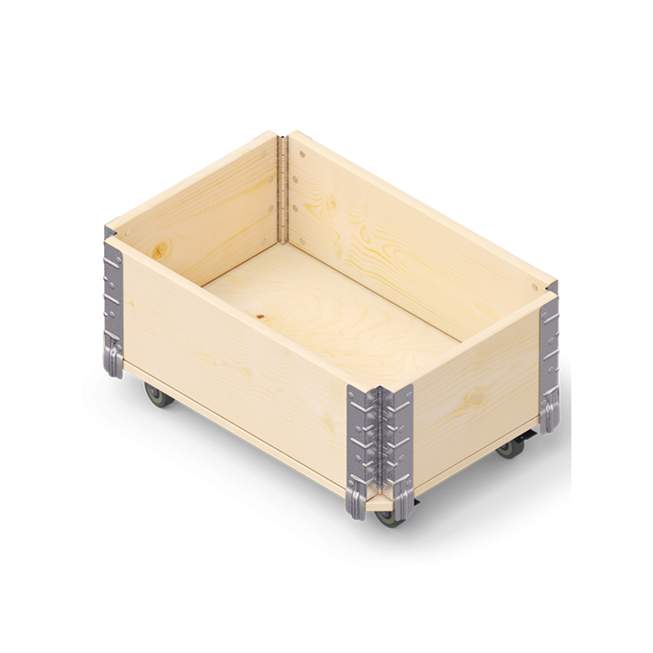 Ghiveci ierburi si flori Hydrostab Upyard, Din lemn, 60x40 cm