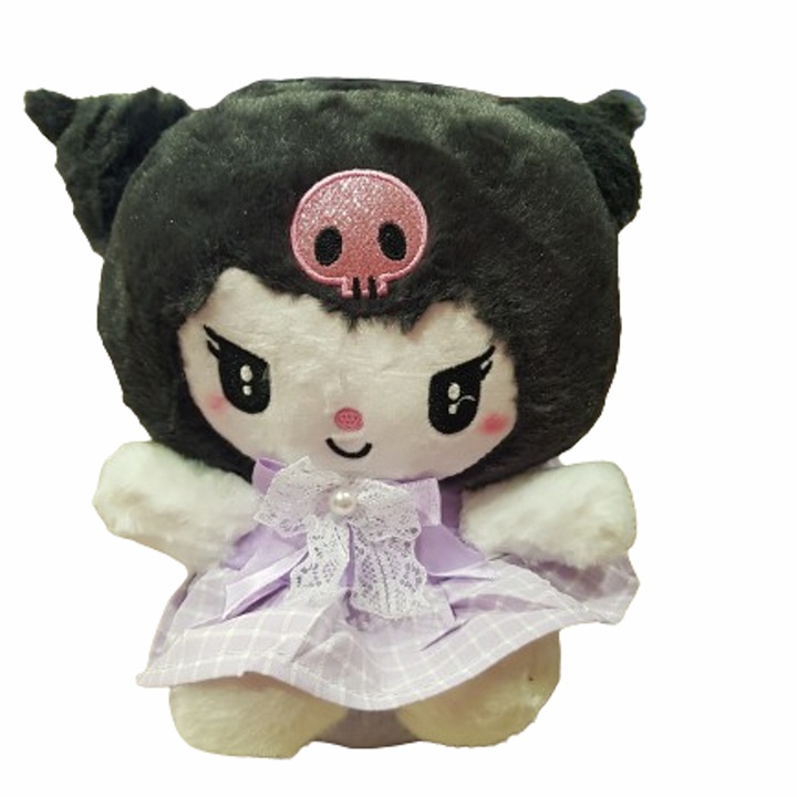 Jucarie de plus, 27 cm, Negru/Bej