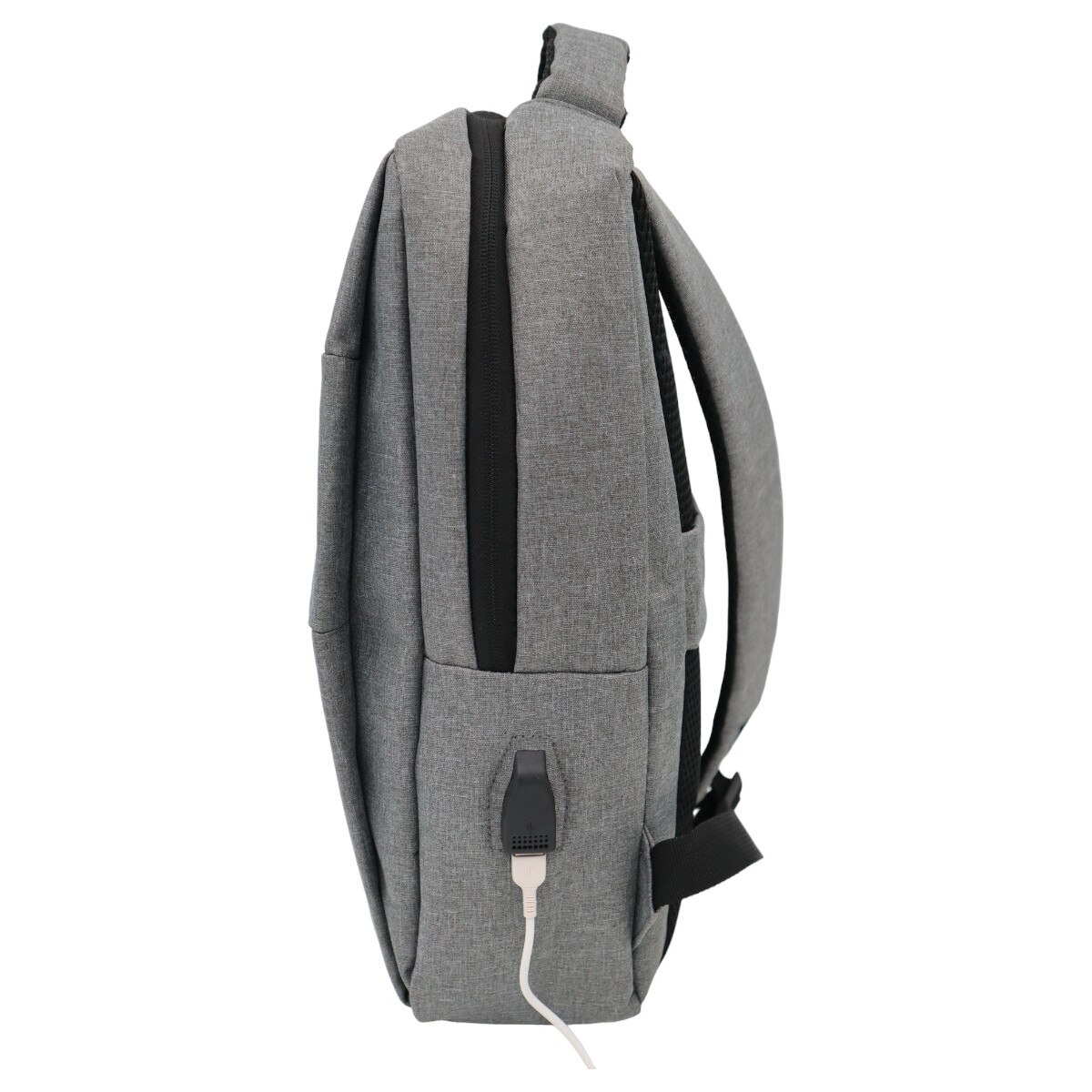 Rucsac pentru laptop cu mufa USB 1112, 43x31x15cm, gri