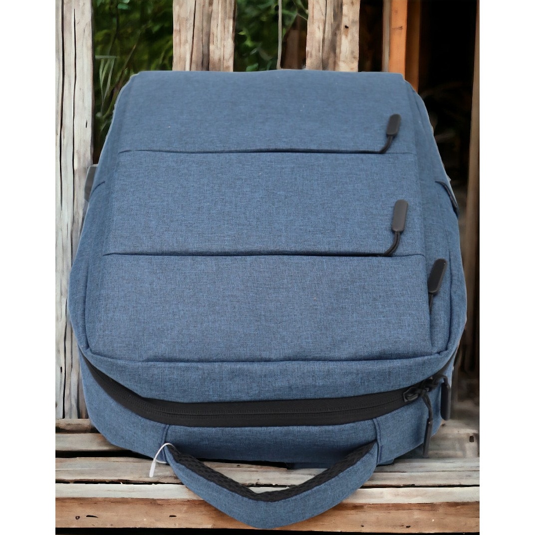 Rucsac pentru laptop cu mufa USB 1112, 43x31x15cm, blue