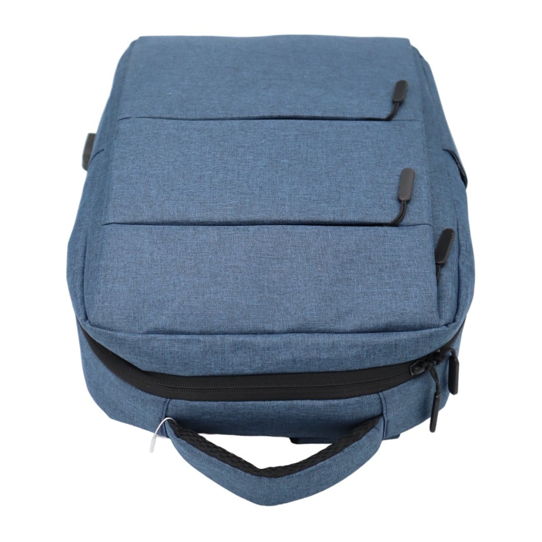 Rucsac pentru laptop cu mufa USB 1112, 43x31x15cm, blue