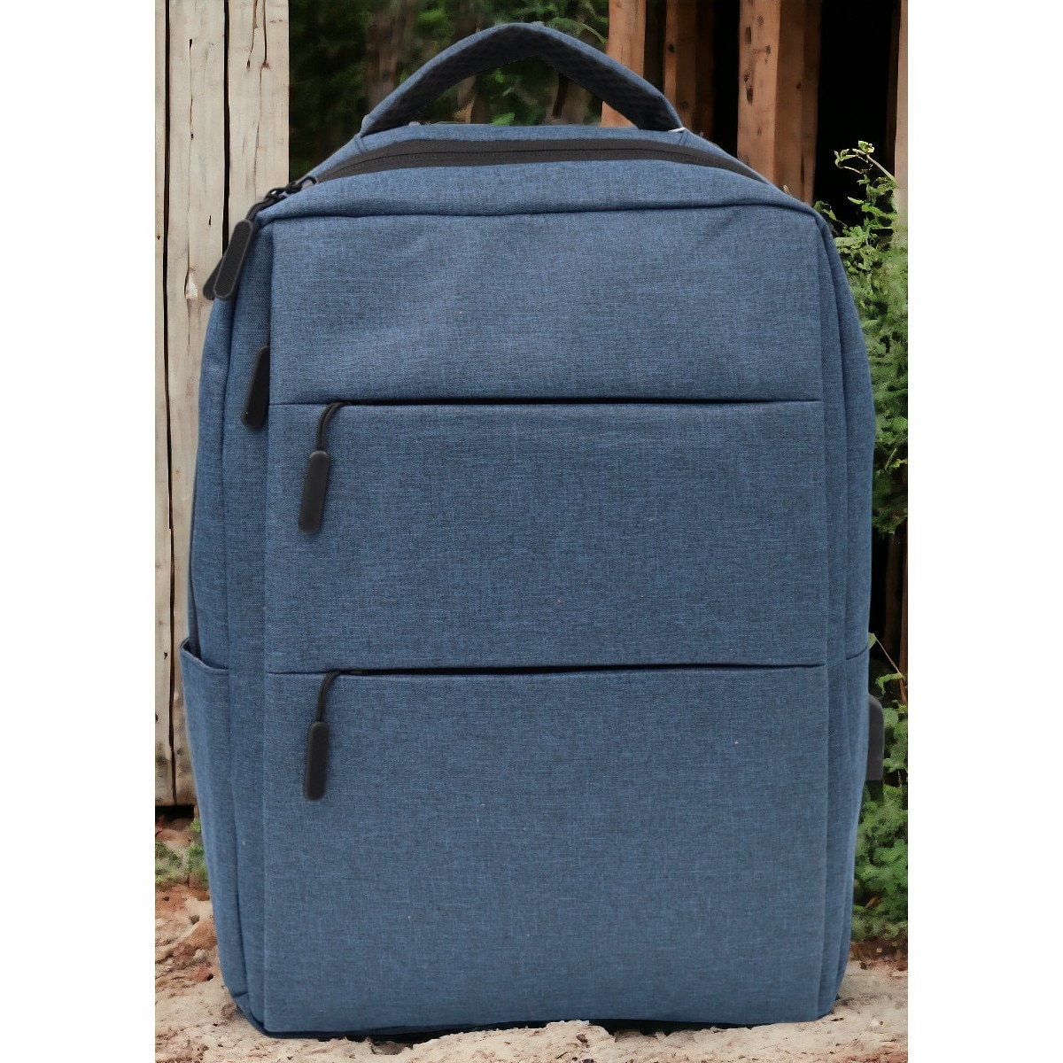 Rucsac pentru laptop cu mufa USB 1112, 43x31x15cm, blue