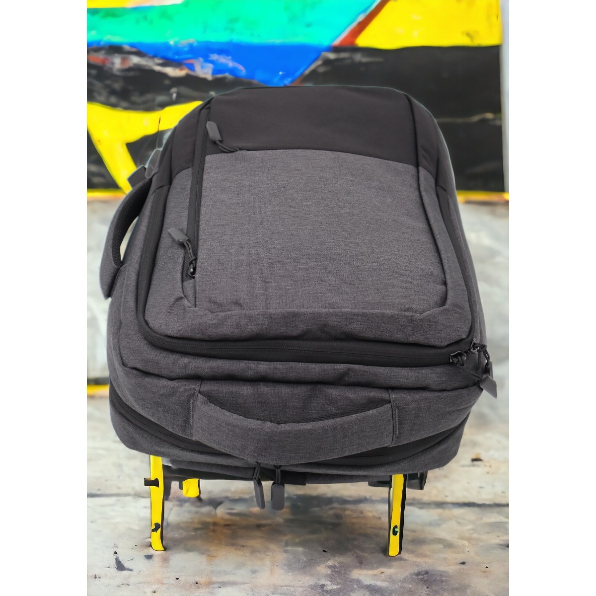 Rucsac multifunctional pentru laptop si tableta, port USB, 43x31x17cm, 1129, gri