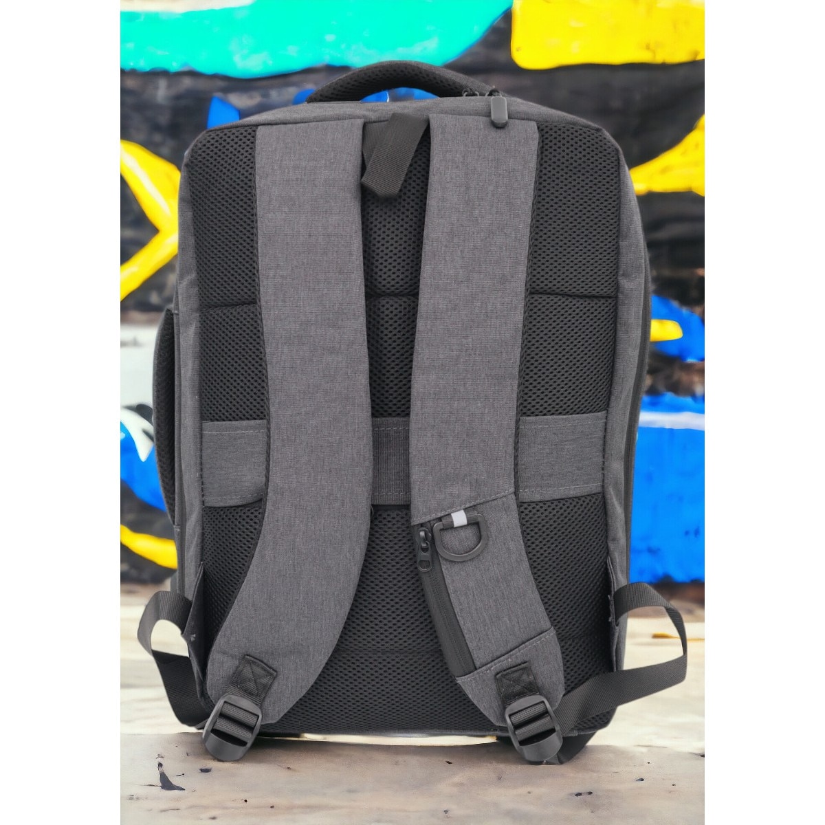 Rucsac multifunctional pentru laptop si tableta, port USB, 43x31x17cm, 1129, gri