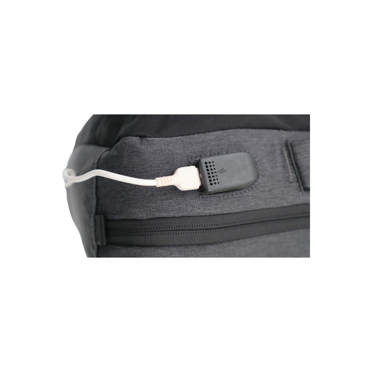 Rucsac multifunctional pentru laptop si tableta, port USB, 43x31x17cm, 1129, gri