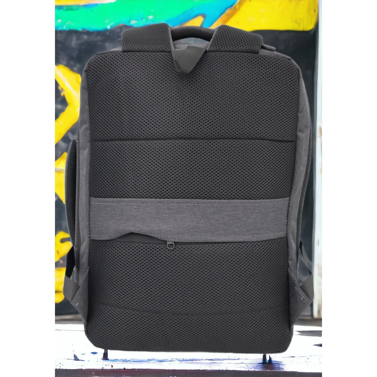 Rucsac multifunctional pentru laptop si tableta, port USB, 43x31x17cm, 1129, gri